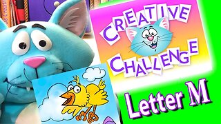 Learn to Draw using the letter M with the Sauerpuss and Friends puppets and our Creative Challenge!