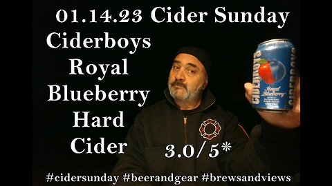 Cider Sunday: Ciderboys Royal Blueberry 3.0/5