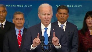 Biden Pushes the Vaxx and Paxlovid, Saying People who Don't Take these Will Die