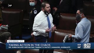 Rep. Ruben Gallego used military training during Capitol riots