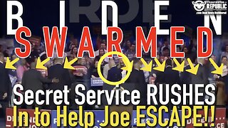 JUST IN! Biden SWARMED! Secret Service Forced to Rush in and SURROUND Joe After Mob Decides NO MORE!