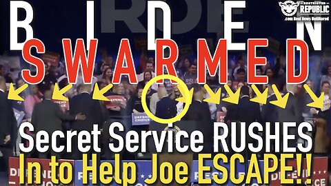 JUST IN! Biden SWARMED! Secret Service Forced to Rush in and SURROUND Joe After Mob Decides NO MORE!