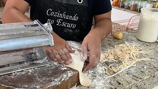 Macarrão caseiro rápido e prático