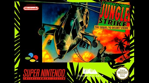 Jungle Strike (1993, Sega Genesis, SNES, Game Boy, PC, Amiga) Full Playthrough