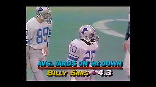 1983 Detroit Lions at Cincinnati Bengals