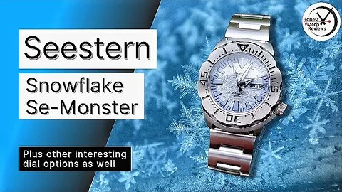 BEST MONSTER HOMAGE? Seestern Snowflake AliExpress Watch Review #HWR