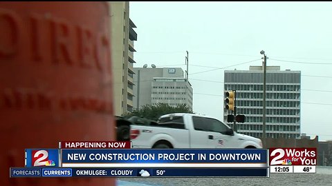 Street rehabilitation project starts in downtown Tulsa