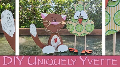 Quirky Bird and Cat Simple Crafts | Scroll Saw Project | Woodworking