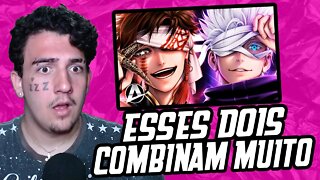 ♪ Olhos Vendados | Gojo e Qin Shi Huang | AniRap e @VMZ // MURIEL REACT