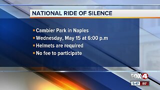 National ride of silence happening in Naples