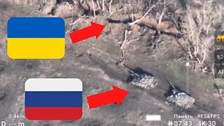 INSANE Russian TANK ASSAULT on Ukrainian Trenches | Ukraine War | Combat Footage | Sniper Reviews