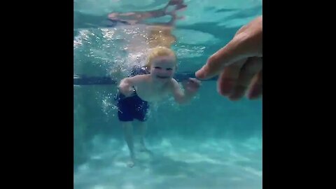 Fun Underwater Fun on the Slide