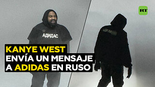 Kanye West se dirige a Adidas con insultos en ruso en su ropa