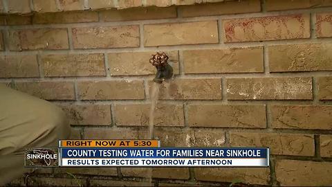 Pasco County testing drinking water after giant sinkhole brings contamination concerns