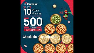 #offer #Tasty #Food #India #Dominos Get 10 Pizzas @ INR 500 in Domino’s #shorts