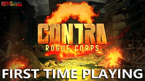 CONTRA ROGUE CORPS - XBOX SERIES S - FIRST TIME PLAYING