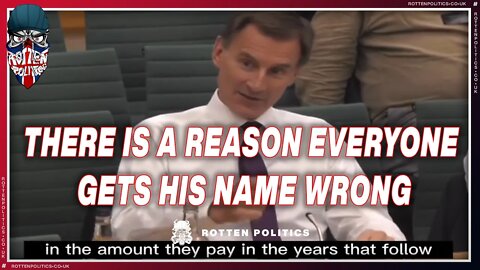 Jeremy Hunt smirks as he says get used to high energy prices
