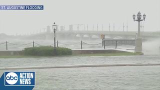 Flooding in St. Augustine due to bands from Irma