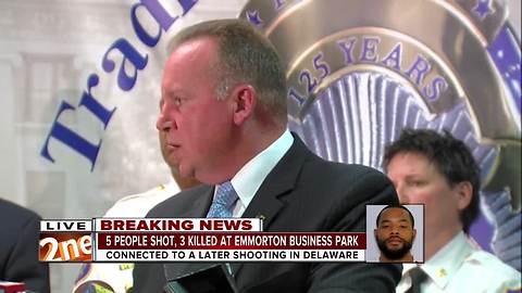 Wilmington Chief holds conference after MD shooter injures one in DE