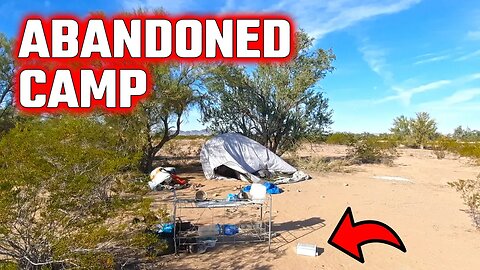 Finding An Abandoned Campsite While Hiking In Arizona | Fleeting Moments