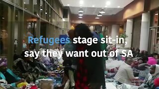 South Africa - Cape Town - Refugees want out of SA (Video) (nTz)