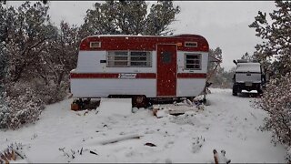 Here's How I BROKE My DIY Hot Tub Right As This Snowstorm Hits My Off-Grid Ranch