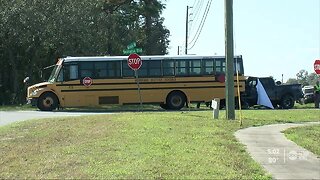 1 killed, students injured after pick-up crashes into school bus in Hernando County