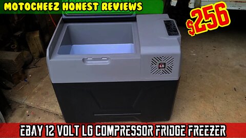 Ebay ($256) 32QT 12 volt CX30 LG compressor style fridge freezer cooler review Overland off-road