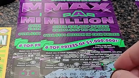 Good Winning $20 Scratch Off Lottery Ticket MAX A MILLION