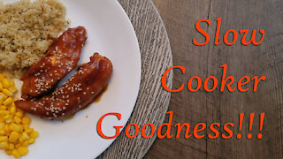 Honey Garlic Chicken in the Slow Cooker ~ Simple & Delicious