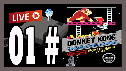 PLATINANDO: Donkey Kong Classic (NES) AO VIVO #retroachievements #platinaretro