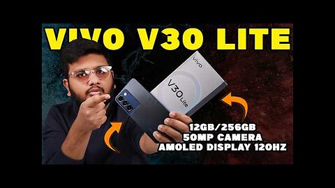 Vivo V30 lite Unboxing & First Look!!
