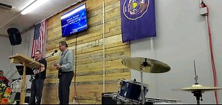 Worship service at our church in Magna, Utah