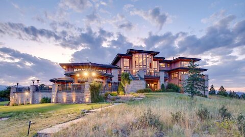 $19,999,000 Fabulous Mountaintop Estate in Colorado-- LUXURY TOUR