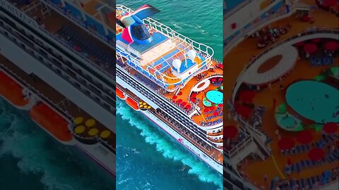 Carnival Horizon is a beautiful sight in Miami! 🫶🏻 #shorts #cruise #viral