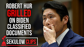 Robert Hur Aggressively GRILLED on Biden Classified Documents