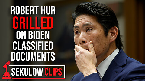 Robert Hur Aggressively GRILLED on Biden Classified Documents