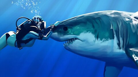 Sharks Love To Be Petted - They're Like Dogs.