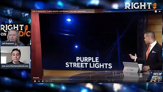 Purple Street Lights, Yellow and Blue Light Spectrum, Global Field Spectrum is Changing + Linked to AI