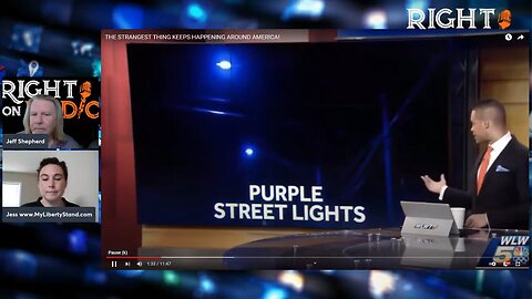 Purple Street Lights, Yellow and Blue Light Spectrum, Global Field Spectrum is Changing + Linked to AI