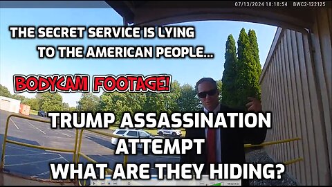 Body cam Footage of Trump Assassination Attempt Obtained by @JudicialWatch !