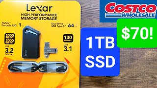 Costco LEXAR SSD 1 TB- Better than Sandisk?