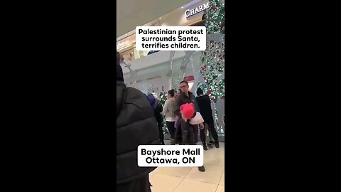 At an mall in Ottawa, Ontario. I think they're yelling "Pasta, pasta"?