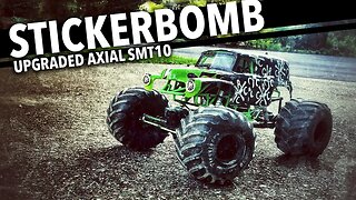 CCxRC StickerBomb: An Upgraded Axial SMT10 Grave Digger