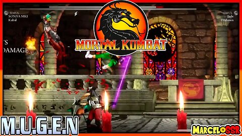 Sonya MK1 & Kabal Vs. Jade & Drahmin - Mortal Kombat M.U.G.E.N