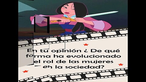 Cine foro: Mulan Igualdad de género. Igualdad entre sexos.