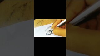 Basic technique for Eye Drawing ? How To Draw A Girl eye step by step tutorial for beginners