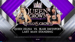 WWE 2K23 Queen's Crown Quarter-Final Round 4: Zelina Vega Vs. Blair Davenport