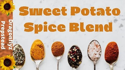 Sweet Potato Spice Blend - How To