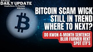 Bitcoin Price Update, Do Kwon Prison Sentence, Fidelity and Black Rock Bitcoin ETF, BLUR Token Rekt